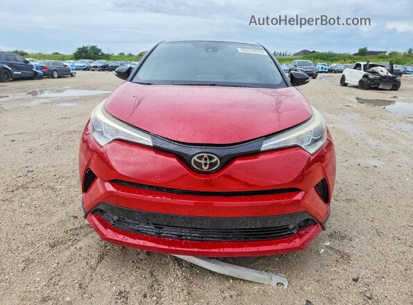 NMTKHMBX3JR015897 2018 TOYOTA C-HR Red Դիմացի տեսք