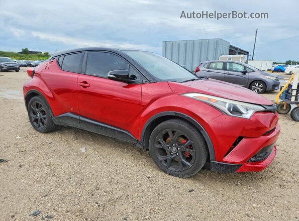 NMTKHMBX3JR015897 2018 TOYOTA C-HR Red Առջևի աջ