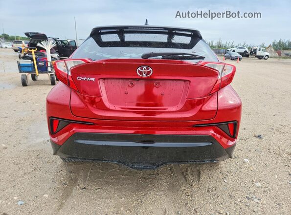 NMTKHMBX3JR015897 2018 TOYOTA C-HR Red Հետևի տեսք