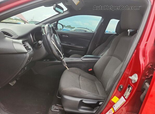 NMTKHMBX3JR015897 2018 TOYOTA C-HR Red Սալոնի դիմացի տեսք