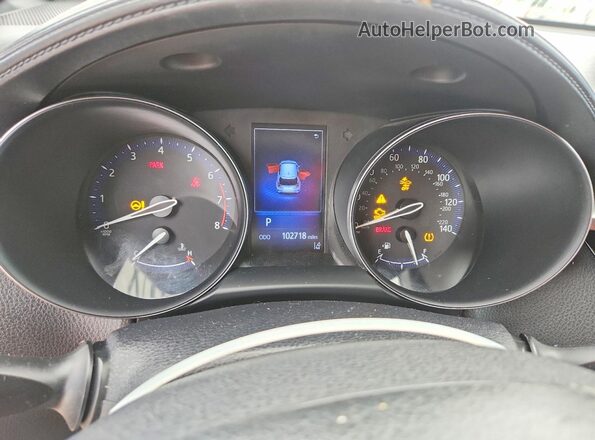 NMTKHMBX3JR015897 2018 TOYOTA C-HR Red Սարքավորումների վահանակի տեսք