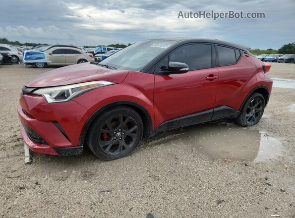 NMTKHMBX3JR015897 2018 TOYOTA C-HR Red Սալոնի 360 աստիճան տեսք