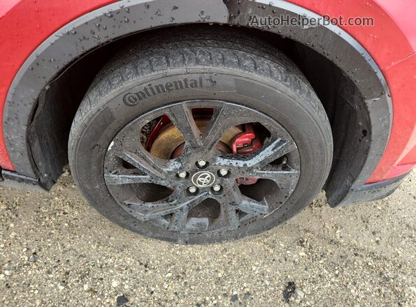 NMTKHMBX3JR015897 2018 TOYOTA C-HR Red 