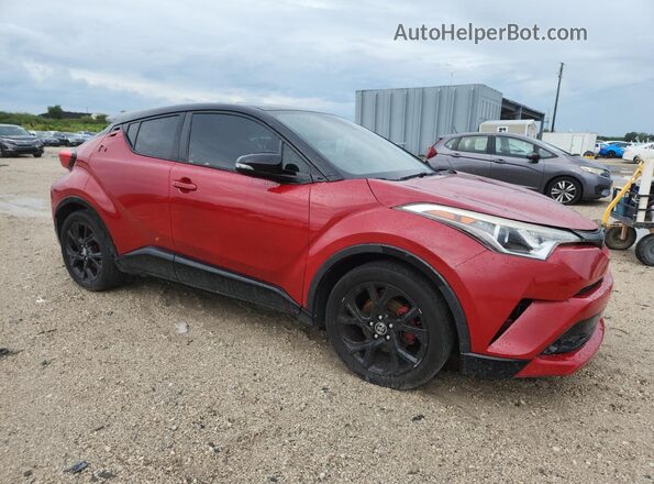 NMTKHMBX3JR015897 2018 TOYOTA C-HR Red 