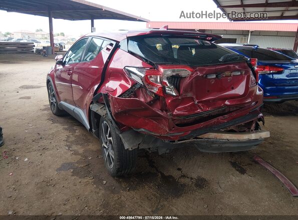 NMTKHMBX3JR046597 2018 TOYOTA C-HR Red უკანა მარცხენა