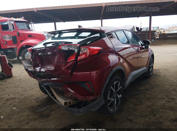 NMTKHMBX3JR046597 2018 TOYOTA C-HR Red უკანა მარჯვენა