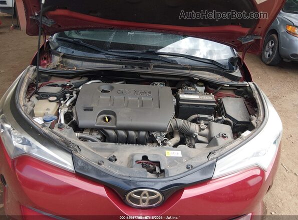 NMTKHMBX3JR046597 2018 TOYOTA C-HR Red უკანა ხედი