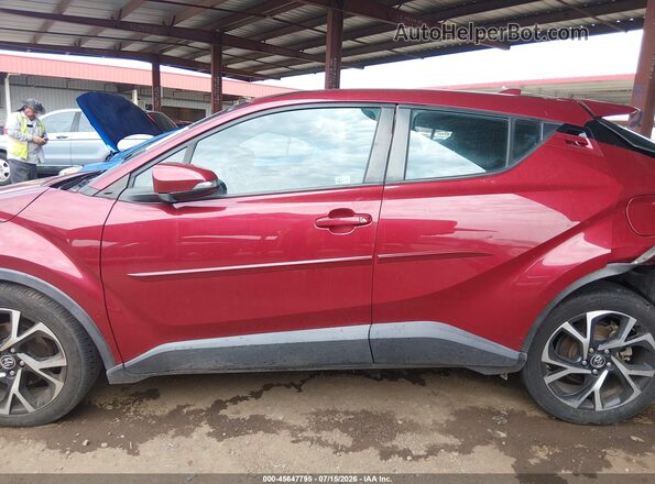 NMTKHMBX3JR046597 2018 TOYOTA C-HR Red სალონის 360-გრადუსიანი ხედი