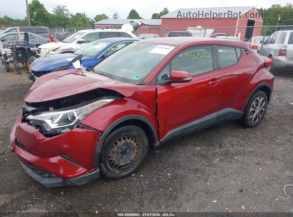 NMTKHMBX3KR092092 2019 TOYOTA C-HR Red Передня ліва чверть