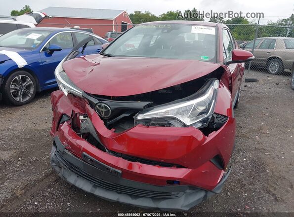 NMTKHMBX3KR092092 2019 TOYOTA C-HR Red Вид спереду