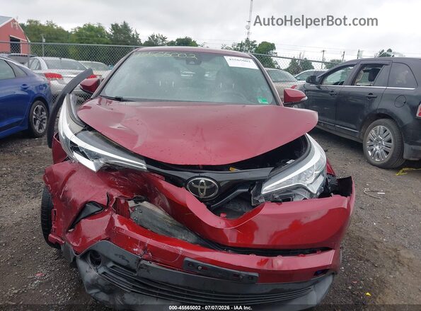 NMTKHMBX3KR092092 2019 TOYOTA C-HR Red Вид щитка приладів