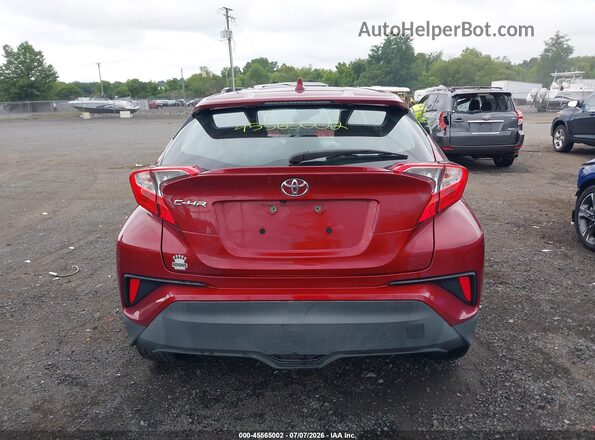 NMTKHMBX3KR092092 2019 TOYOTA C-HR Red 
