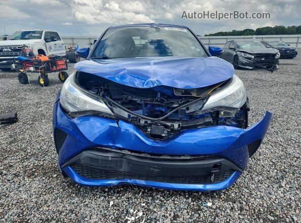 NMTKHMBX3MR119729 2021 TOYOTA C-HR Blue Вид спереду