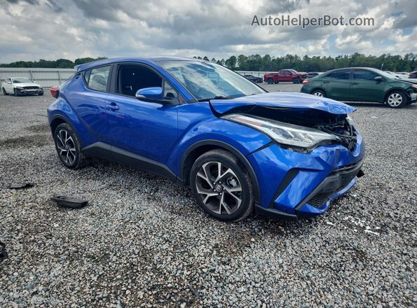 NMTKHMBX3MR119729 2021 TOYOTA C-HR Blue Передня права чверть