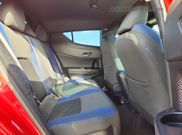 NMTKHMBX3MR131380 2021 TOYOTA C-HR Red Rear seats view