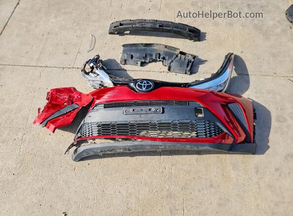 NMTKHMBX3MR131380 2021 TOYOTA C-HR Red Engine compartment view