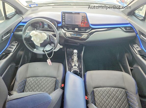 NMTKHMBX3NR147645 2022 TOYOTA C-HR Black Вид панелі приладів