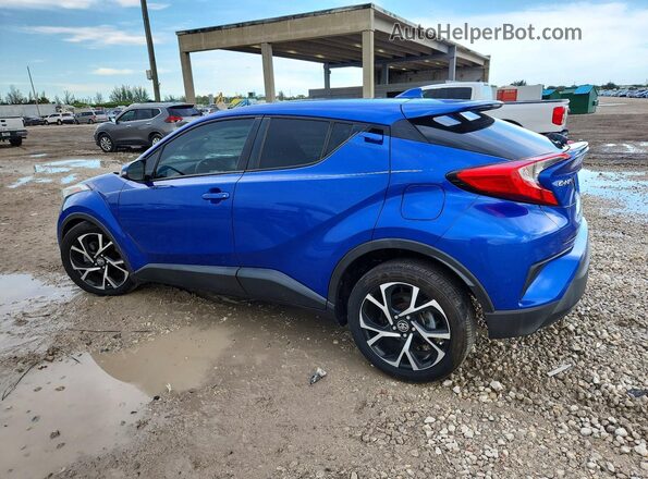 NMTKHMBX4JR040808 2018 TOYOTA C-HR Blue Задня ліва чверть