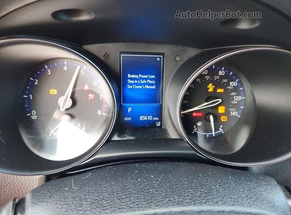NMTKHMBX4JR040808 2018 TOYOTA C-HR Blue Вид щитка приладів