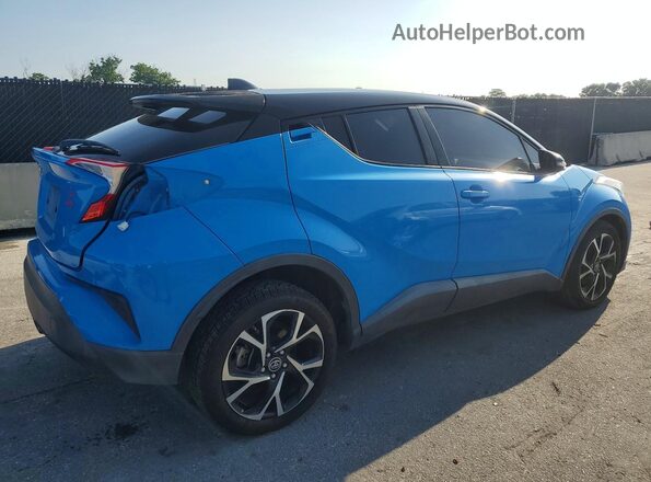 NMTKHMBX4KR073261 2019 TOYOTA C-HR Blue Rear right