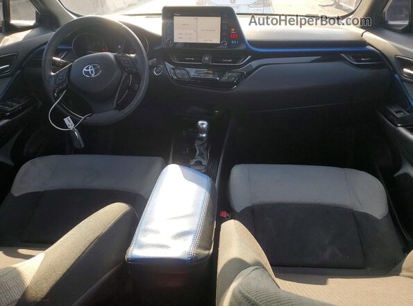 NMTKHMBX4KR073261 2019 TOYOTA C-HR Blue Dashboard view