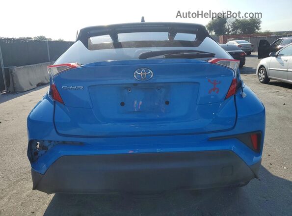 NMTKHMBX4KR073261 2019 TOYOTA C-HR Blue Rear view