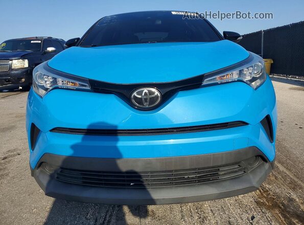 NMTKHMBX4KR073261 2019 TOYOTA C-HR Blue Front view