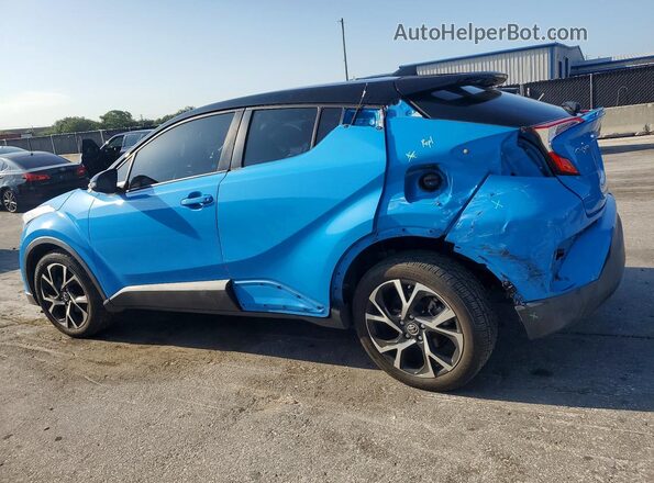 NMTKHMBX4KR073261 2019 TOYOTA C-HR Blue Rear left