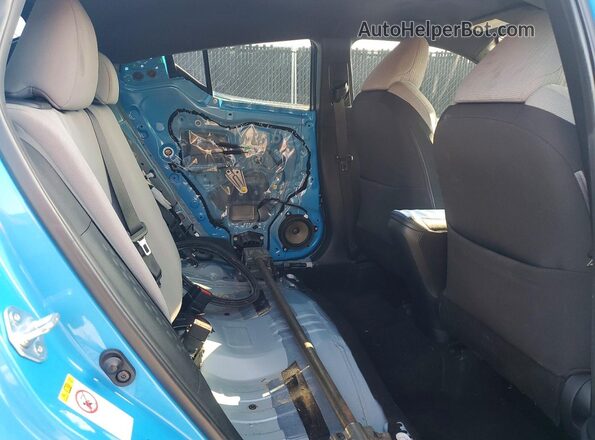 NMTKHMBX4KR073261 2019 TOYOTA C-HR Blue Rear interior view