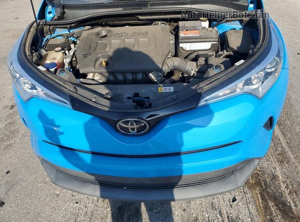 NMTKHMBX4KR073261 2019 TOYOTA C-HR Blue Engine compartment view