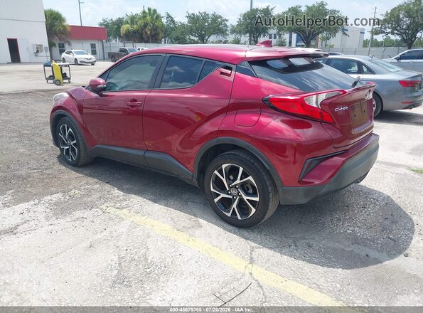 NMTKHMBX5JR013259 2018 TOYOTA C-HR Red Rear left