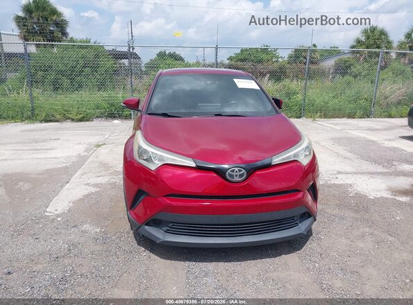NMTKHMBX5JR013259 2018 TOYOTA C-HR Red Front view