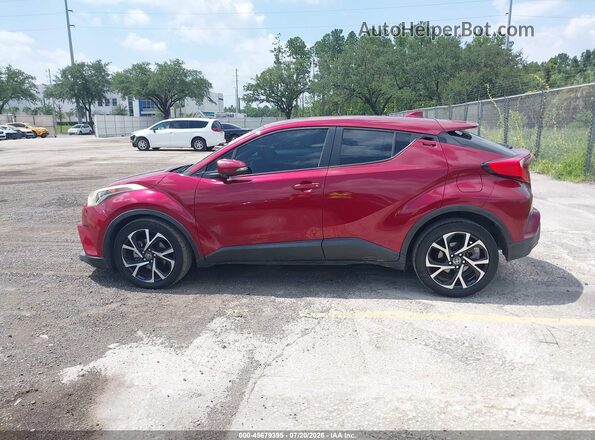 NMTKHMBX5JR013259 2018 TOYOTA C-HR Red 360 interior view