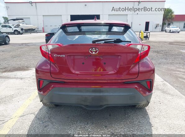 NMTKHMBX5JR013259 2018 TOYOTA C-HR Red 