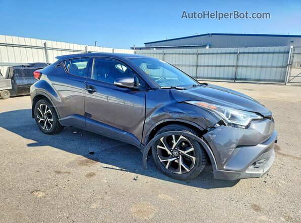 NMTKHMBX5JR046424 2018 TOYOTA C-HR Gray Delantero derecho