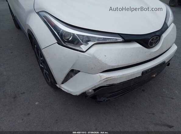 NMTKHMBX6JR006126 2018 TOYOTA C-HR White წინა ხედი