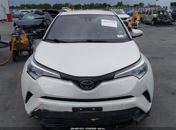 NMTKHMBX6JR006126 2018 TOYOTA C-HR White ხელსაწყოთა პანელის ხედი