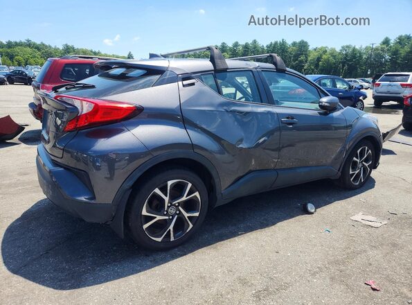 NMTKHMBX6JR010967 2018 TOYOTA C-HR Charcoal Задня права чверть