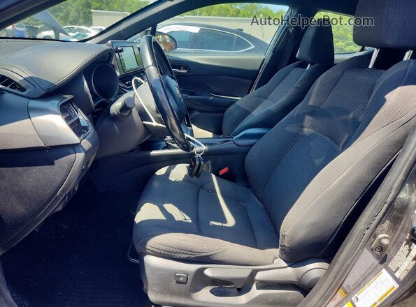 NMTKHMBX6JR010967 2018 TOYOTA C-HR Charcoal Вид салону спереду