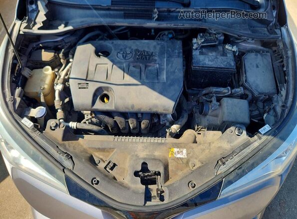 NMTKHMBX6JR013786 2018 TOYOTA C-HR Серебряный Вид задней части салона