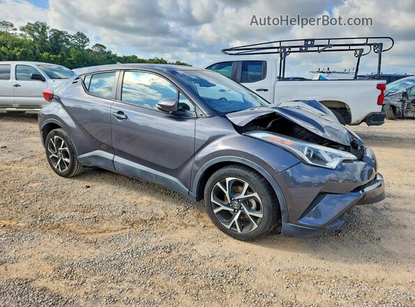 NMTKHMBX6JR042334 2018 TOYOTA C-HR Серый Передняя правая четверть