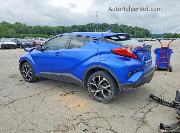 NMTKHMBX6JR057187 2018 TOYOTA C-HR Blue Trasero izquierdo