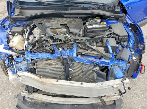 NMTKHMBX6JR057187 2018 TOYOTA C-HR Blue Vista del compartimento del motor