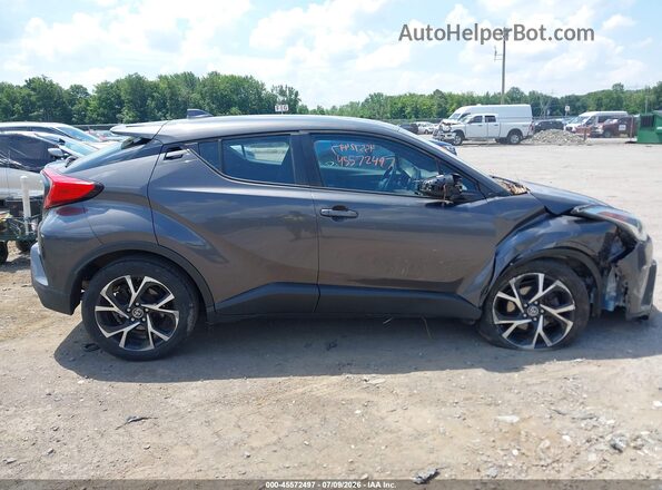 NMTKHMBX6KR098260 2019 TOYOTA C-HR Gray Widok wnętrza z tyłu