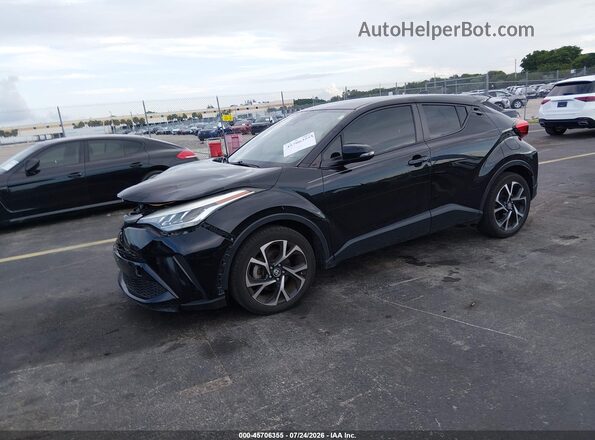 NMTKHMBX6MR121653 2021 TOYOTA C-HR Черный Передняя левая четверть