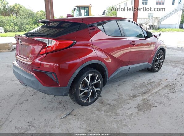 NMTKHMBX7JR004269 2018 TOYOTA C-HR Red Հետևի աջ