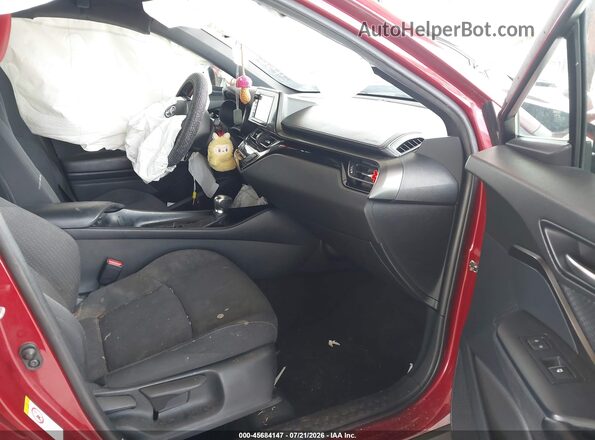 NMTKHMBX7JR004269 2018 TOYOTA C-HR Red Սալոնի դիմացի տեսք
