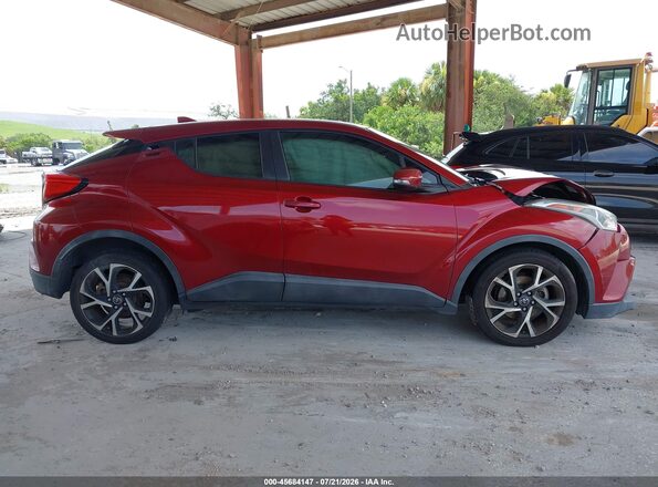NMTKHMBX7JR004269 2018 TOYOTA C-HR Red Սալոնի հետևի տեսք