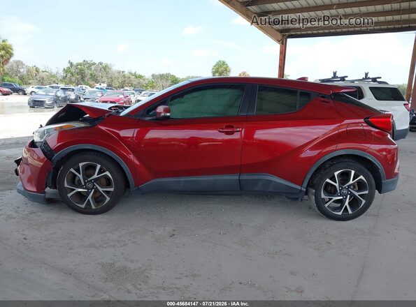 NMTKHMBX7JR004269 2018 TOYOTA C-HR Red Սալոնի 360 աստիճան տեսք