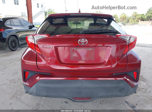 NMTKHMBX7JR004269 2018 TOYOTA C-HR Red 